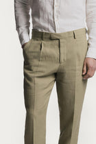 Pantalone Lawrence  raso di Lino TRPLRLKHS6 72 Raw 