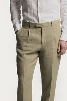Pantalone Lawrence  raso di Lino TRPLRLKHS6 72 Raw 