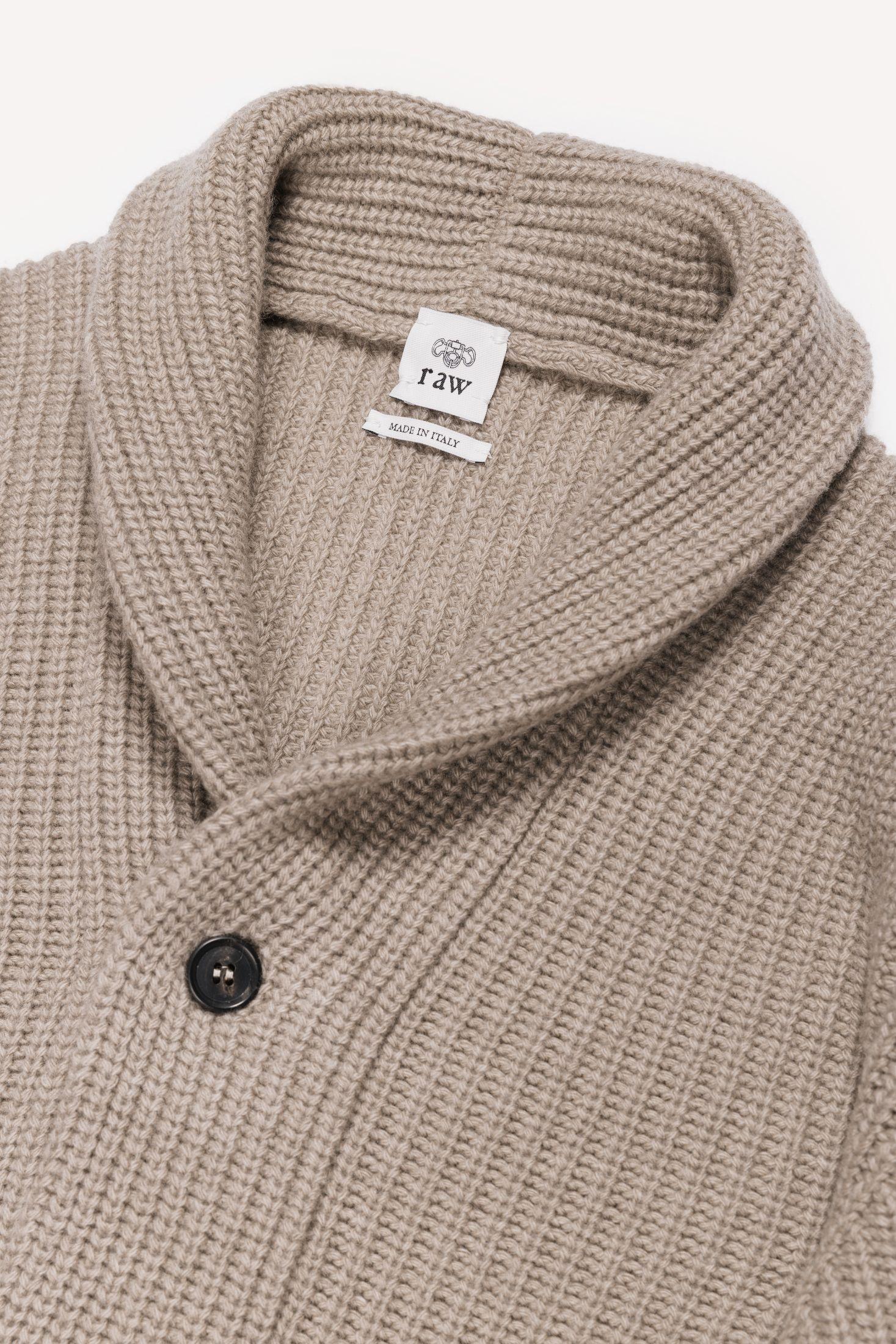 CARDIGAN MARINE LANA & CASHMERE<BR/><BR/> KNCAWCBGF5 230 Raw 