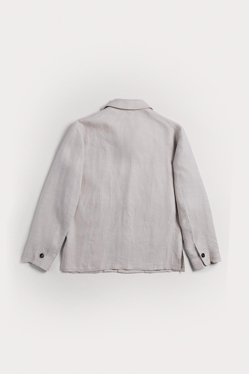 Giacca Painter  resca di lino JKPTLIHRCRS6 1 Raw 