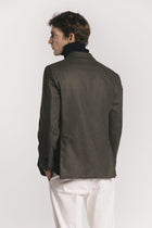 GIACCA LORD <BR/>FLANELLA DI LANA<BR/> JKDBFLGRF5 570 Raw 