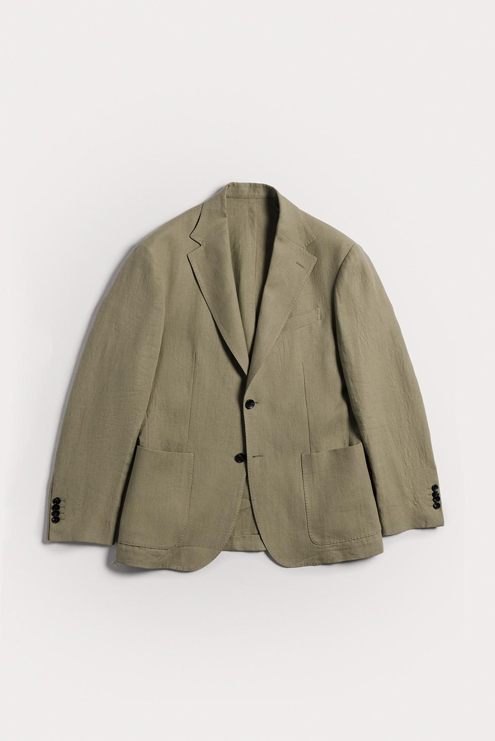 Giacca Windsor  raso di lino JKSBRLKHS6 1 Raw 