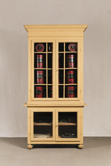 Credenza vetrina in legno verniciata<BR/> ARM0058 1 Raw 