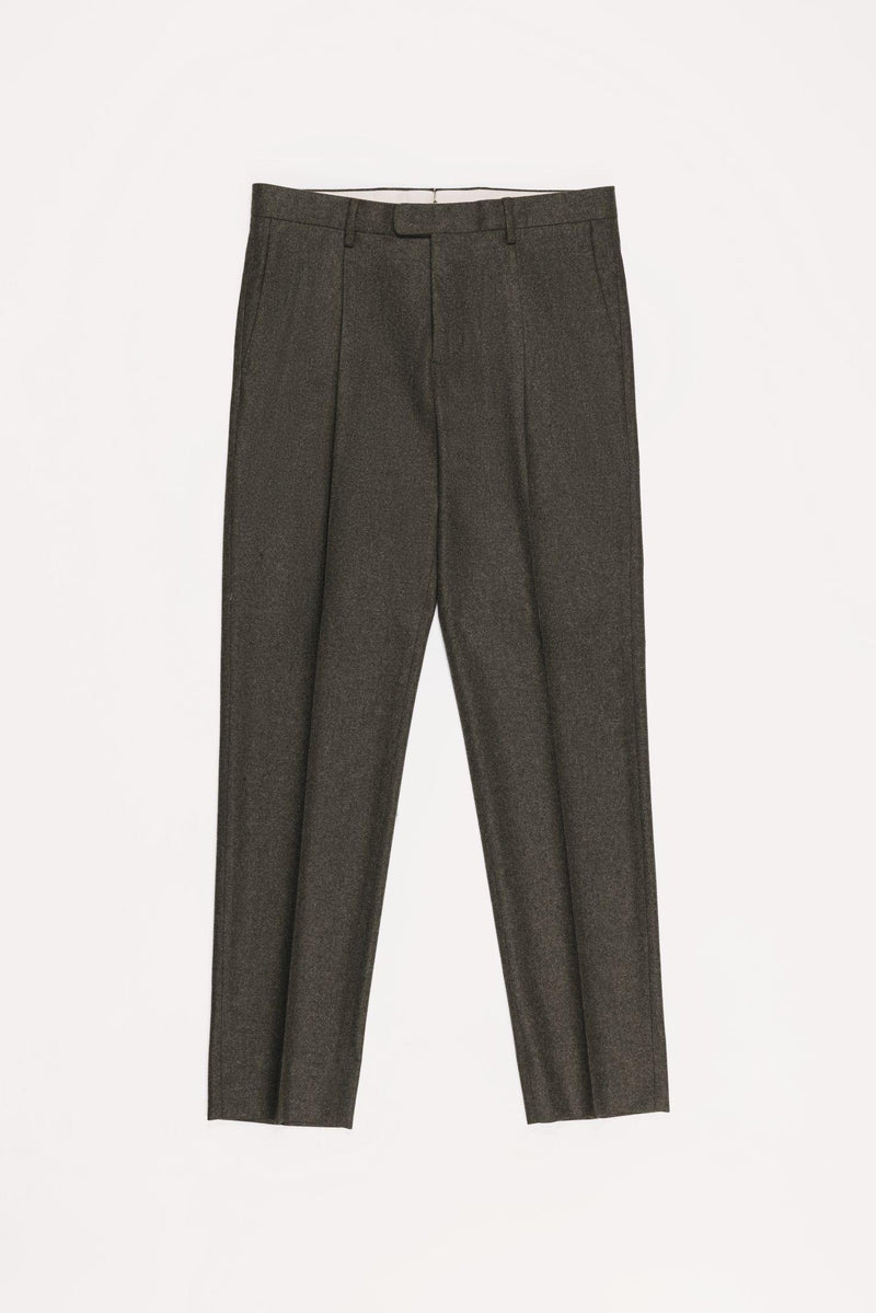 PANTALONE LAWRENCE FLANELLA DI LANA TRPLFLGRF5 570 Raw 