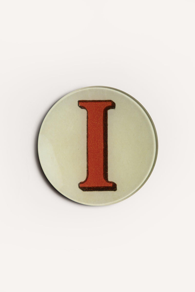 "I" <BR/>ROUND PLATE JDRPRLI 1 John Derian 