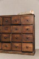 Cassettiera da archivio francese in rovere scuro ARM1296 1 Raw 