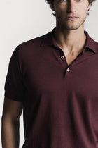 Polo Henley  cotone cashmere KNPSSCWMLS6 087 Raw 