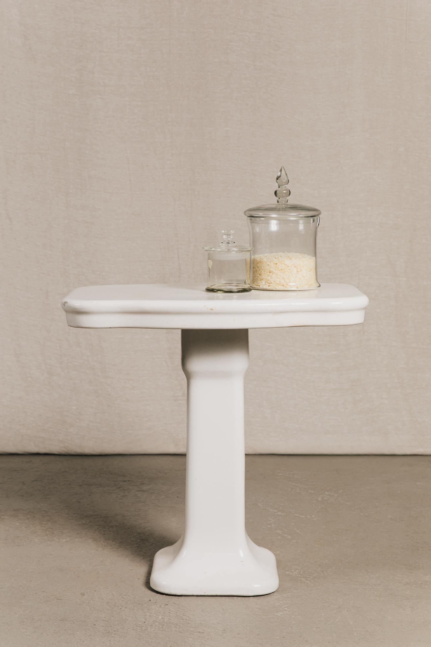 Console da bagno in ceramica bianca<BR/><BR/> BAG0233 1 Raw 