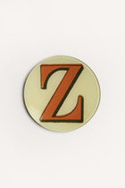 "Z" <BR/>ROUND PLATE JDRPRLZ 1 John Derian 