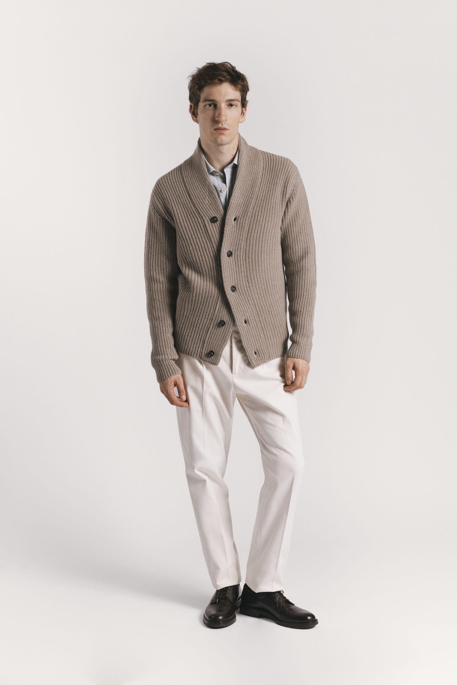 CARDIGAN MARINE LANA & CASHMERE<BR/><BR/> KNCAWCBGF5 230 Raw 