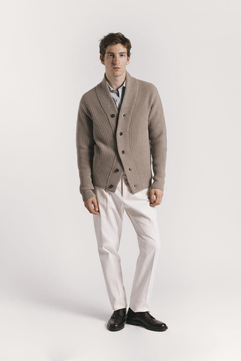 CARDIGAN MARINE LANA & CASHMERE<BR/><BR/> KNCAWCBGF5 230 Raw 