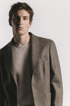 GIACCA WINDSOR FLANELLA DI LANA JKSBFLBGF5 235 Raw 