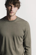 Girocollo Davis cotone e cashmere KNCRCWGRS6 071 Raw 