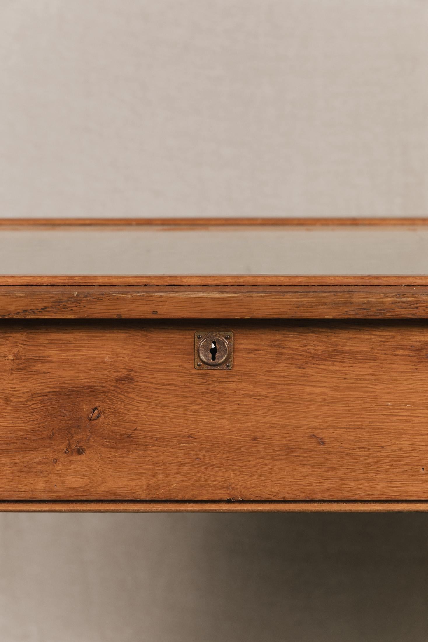 Vetrina espositore orizzontale in legno mordenzato<BR/> ESP0026 1 Raw 