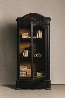 Vetrina Napoleone III, un'anta vetro<BR/> ARM0055 1 Raw 