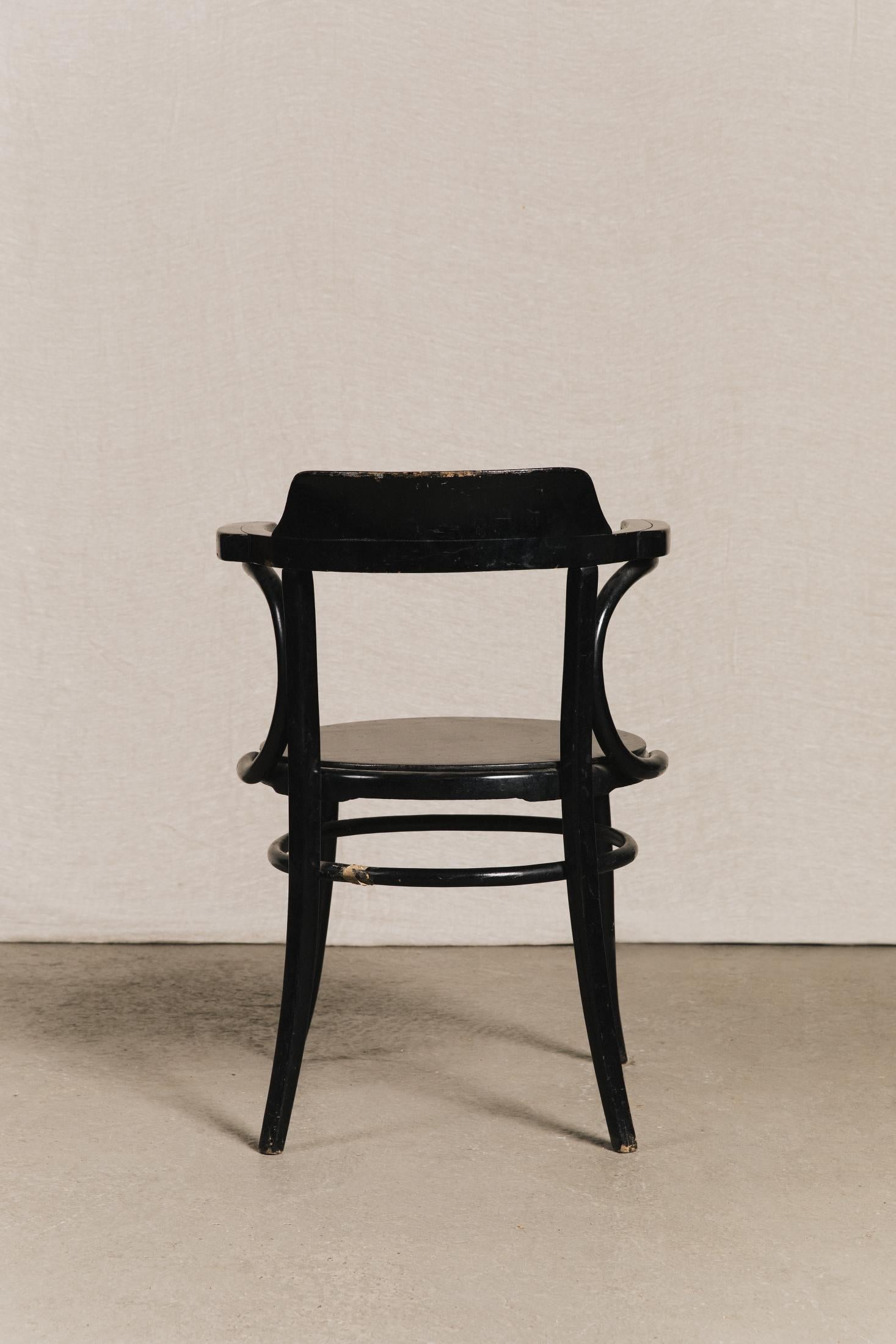 Poltroncina in legno tipo thonet<BR/> SED0158 1 Raw 