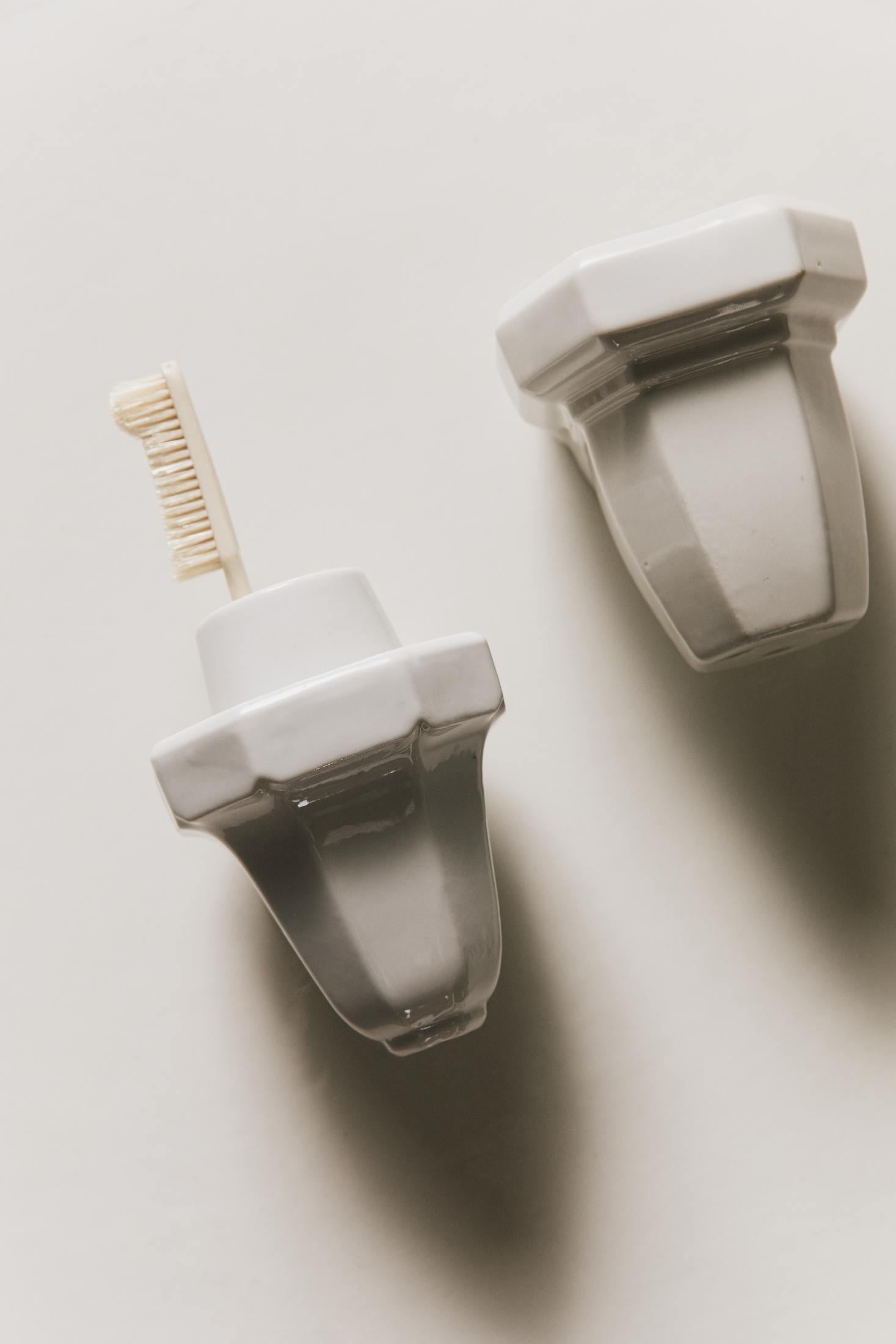 Portaspazzolino in ceramica BAG101 1 Raw 