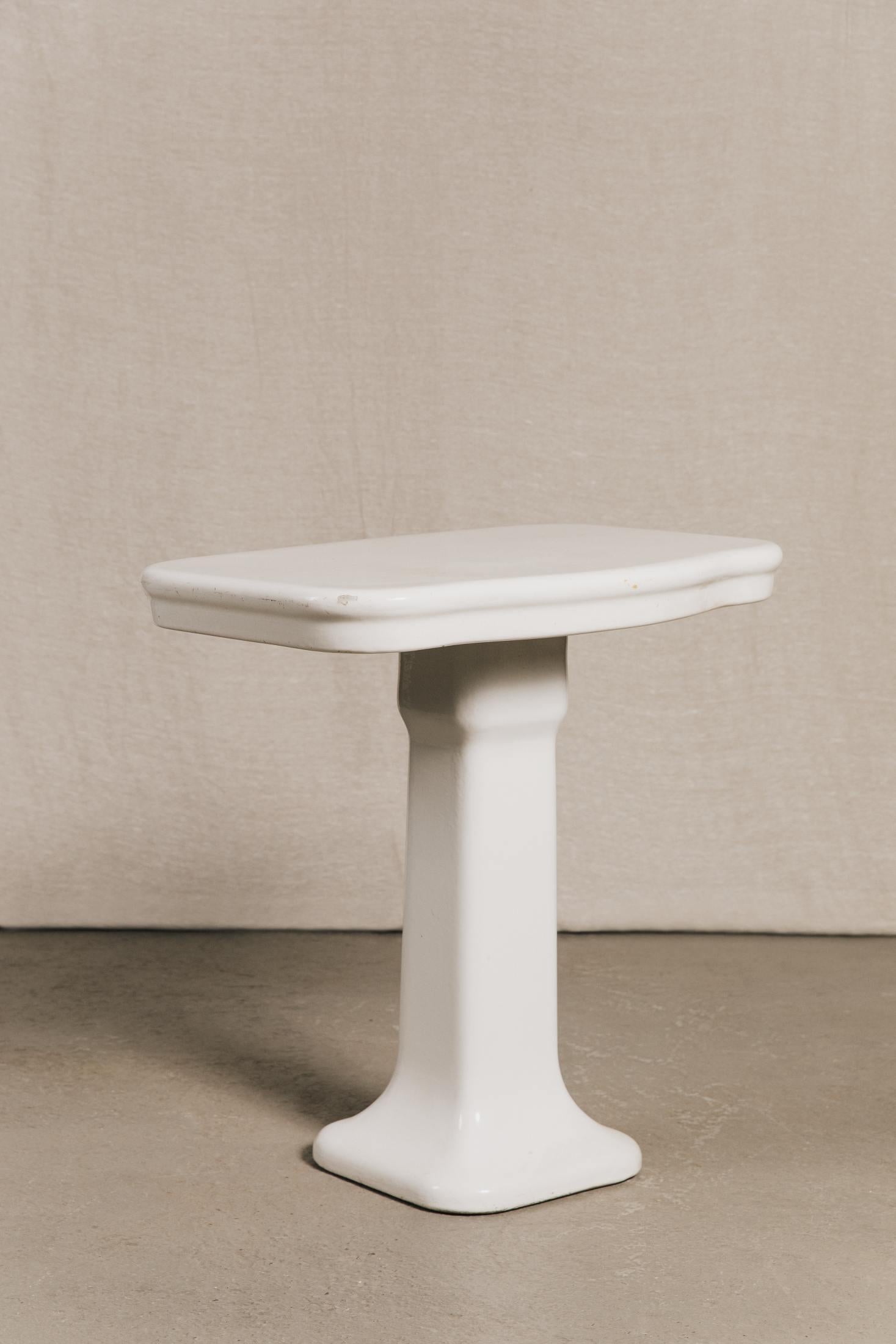 Console da bagno in ceramica bianca<BR/><BR/> BAG0233 1 Raw 