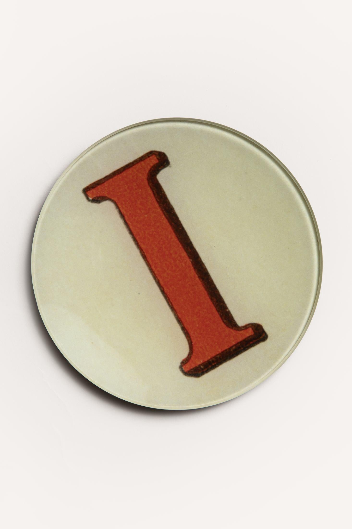 "I" <BR/>ROUND PLATE JDRPRLI 1 John Derian 