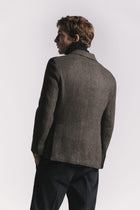 GIACCA WINDSOR TWEED DI LANA JKSBTWGRF5 530 Raw 