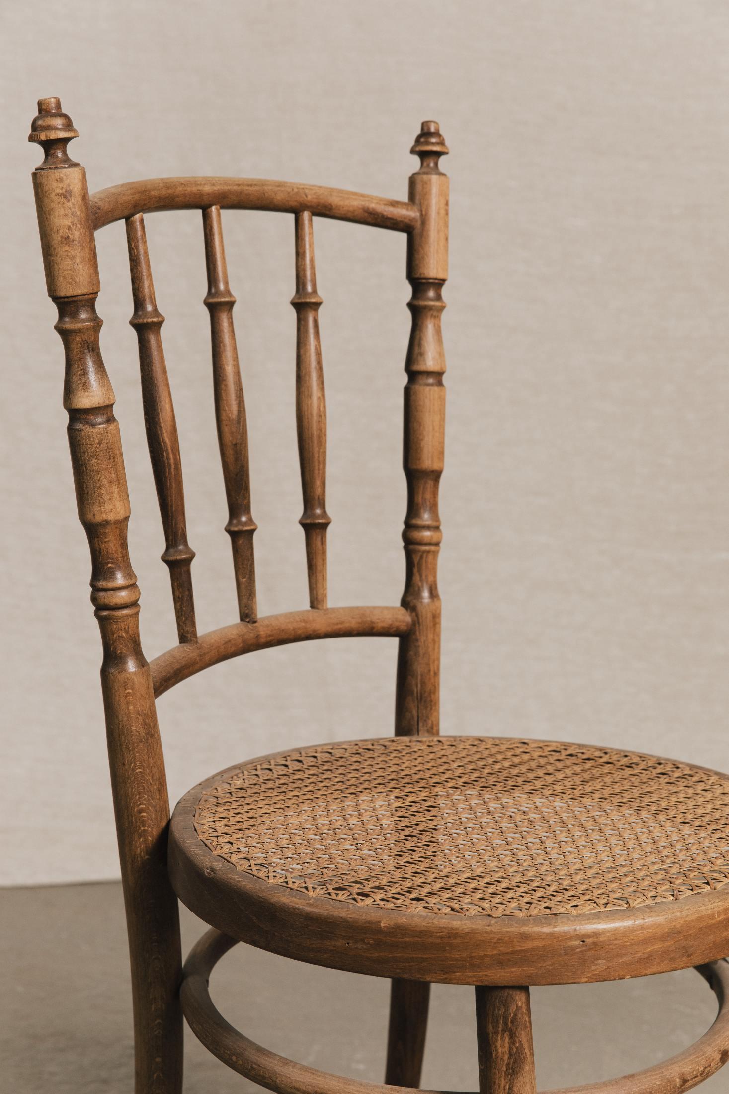 Coppia sedie in legno curvato tipo FISCHEL SED0186 1 Raw 