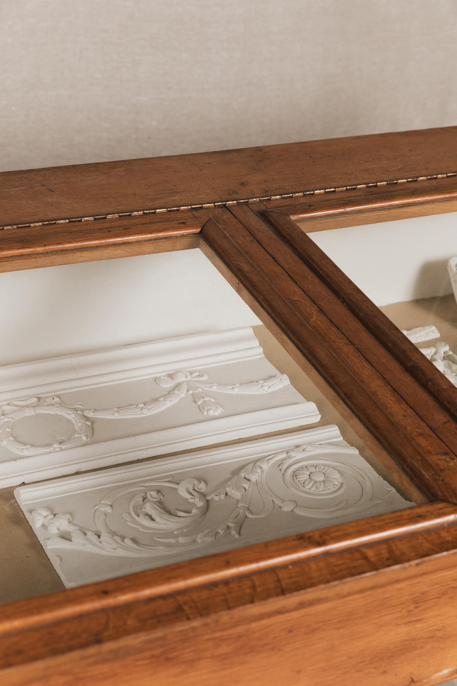 Vetrina espositore orizzontale in legno mordenzato<BR/> ESP0026 1 Raw 