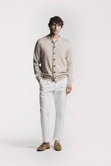 Cardigan Club  cotone cashmere KNCGCWBGS6 447 Raw 