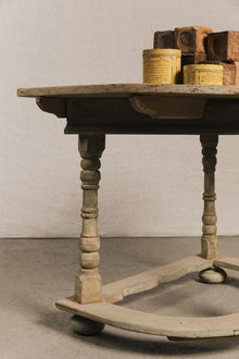 Tavolo console, mezza luna rustica<BR/> TAV0618 1 Raw 