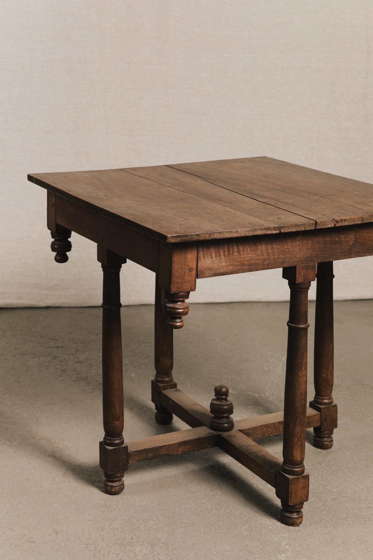 Tavolo console quadrato in rovere<BR/> TAV0011 1 Raw 