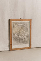 stampe (coppia) con cornice "cherubini" COR0901 1 Raw 