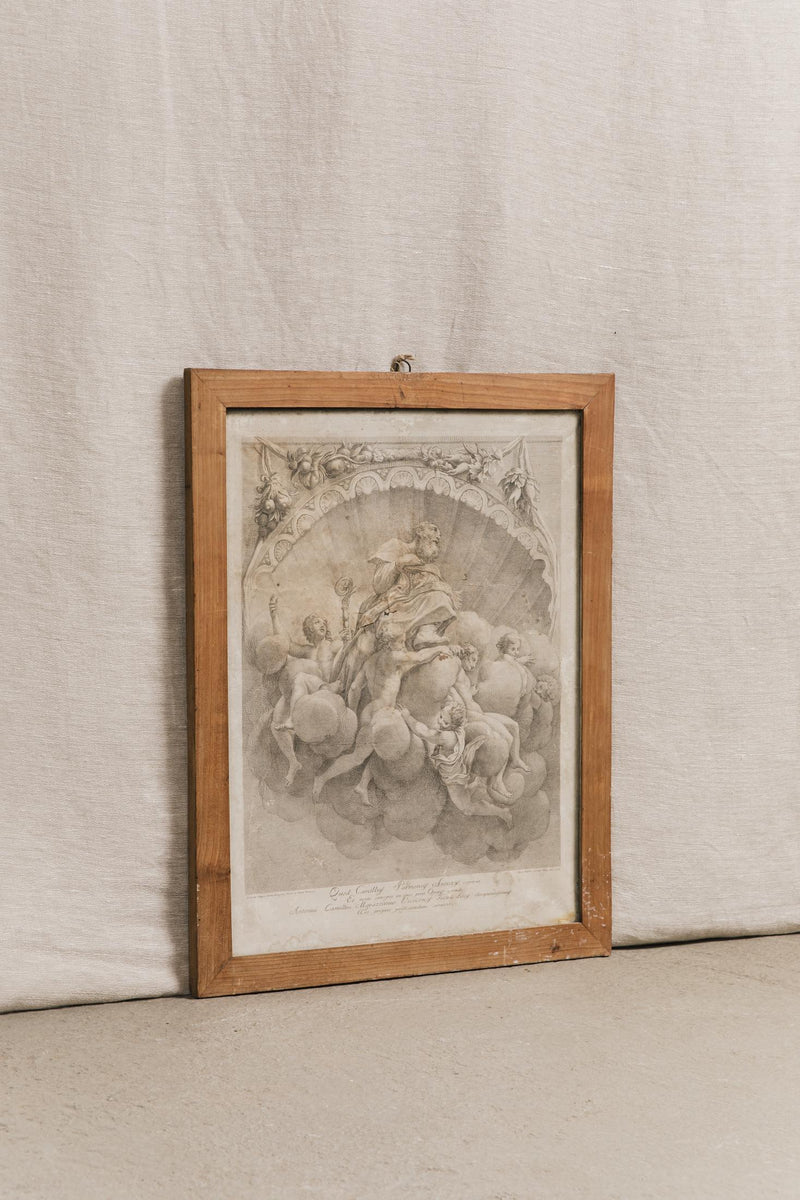 stampe (coppia) con cornice "cherubini" COR0901 1 Raw 