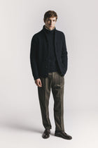 CARDIGAN MARINE LANA & CASHMERE<BR/> KNCAWCBLF5 780 Raw 