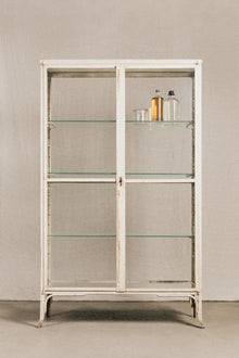 Vetrina da infermeria in metallo e vetro<BR/> ESP0056 1 Raw 