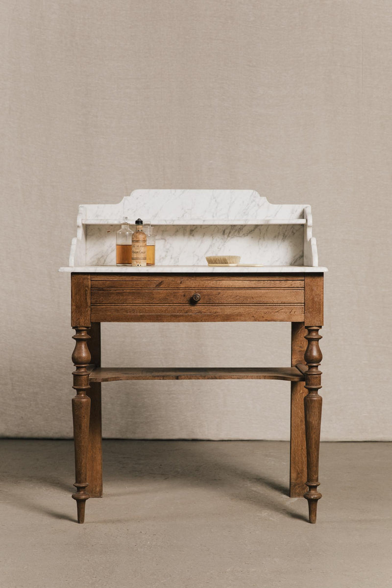 Mobile toeletta con ripiano in marmo<BR/> BAG0236 1 Raw 