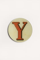 "Y" <BR/>ROUND PLATE JDRPRLY 1 John Derian 