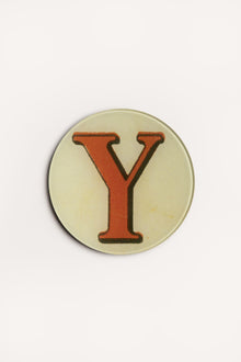 "Y" <BR/>ROUND PLATE JDRPRLY 1 John Derian 