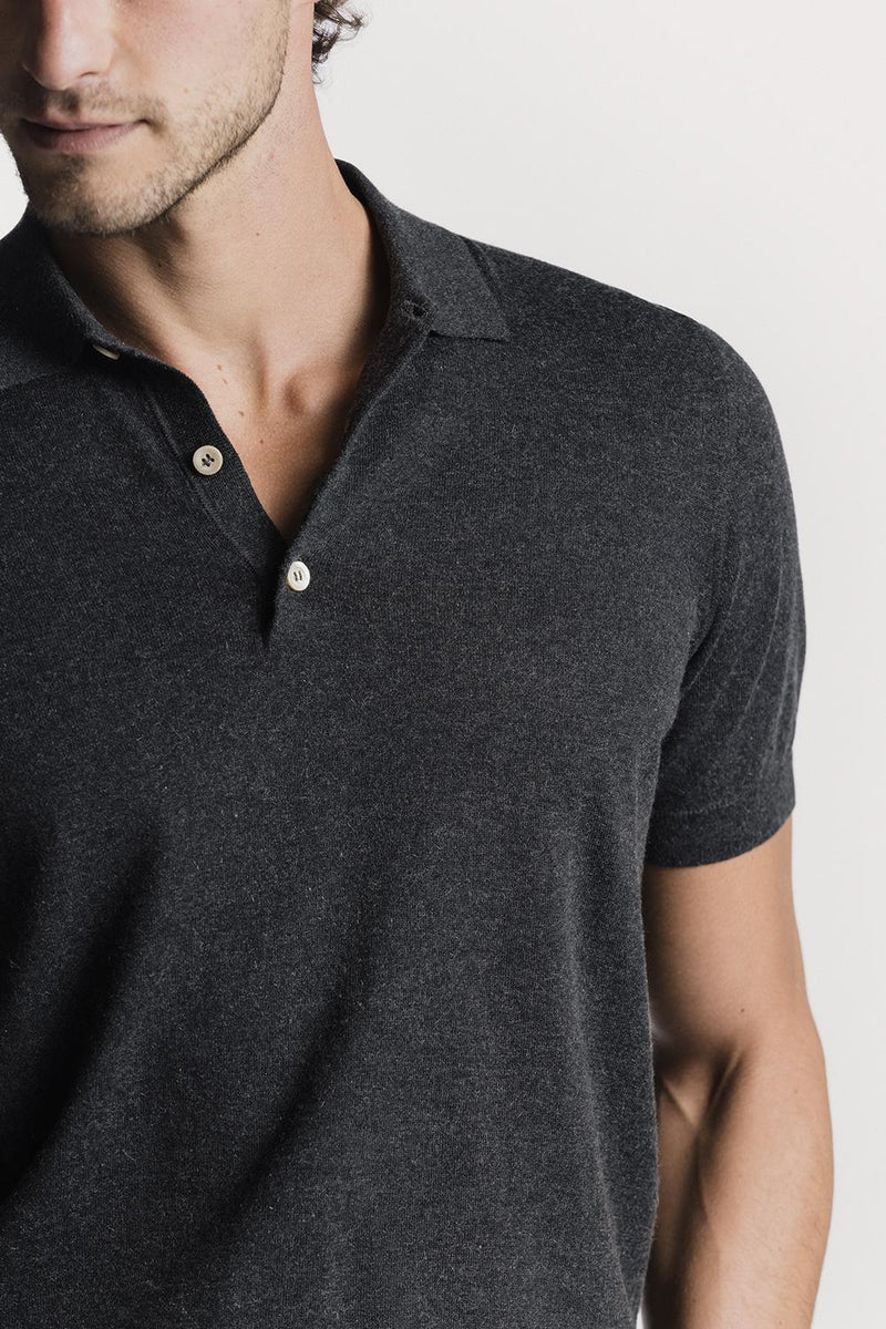 Polo Henley  cotone cashmere KNPSSCWCHS6 305 Raw 