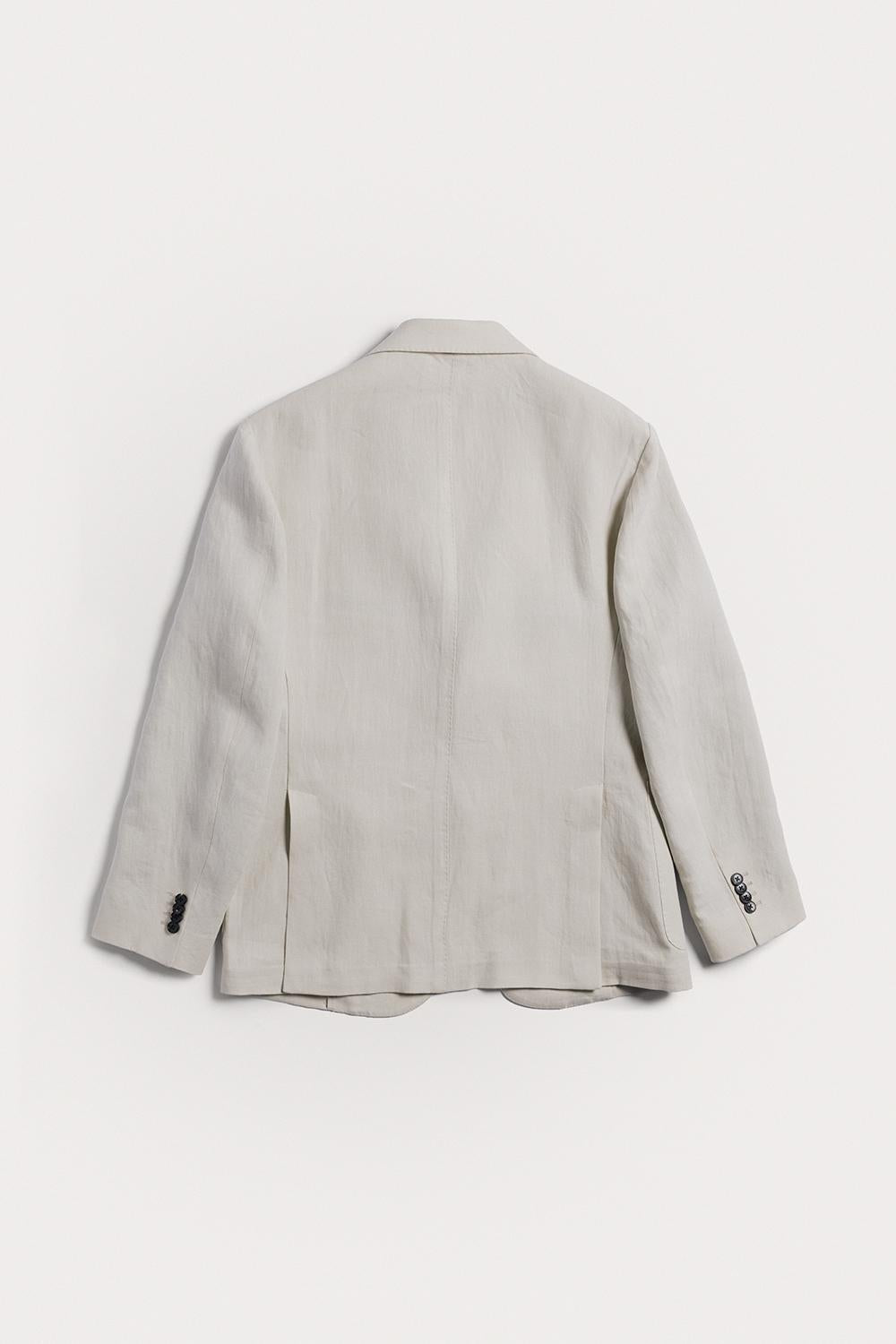 Giacca Windsor  raso di lino JKSBRLCRS6 1 Raw 