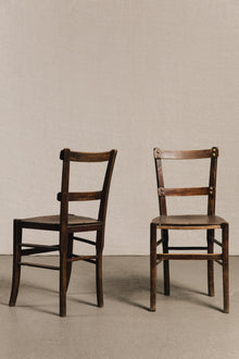 Coppia di sedie rustiche borchiate<BR/> SED0185 1 Raw 