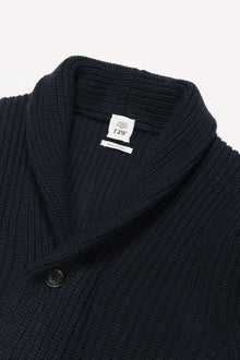 CARDIGAN MARINE LANA & CASHMERE<BR/> KNCAWCBLF5 780 Raw 