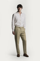 Pantalone Lawrence  raso di Lino TRPLRLKHS6 72 Raw 