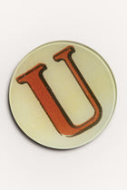 "U" <BR/>ROUND PLATE JDRPRLU 1 John Derian 