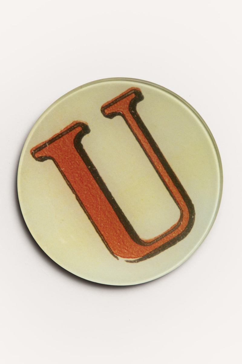 "U" <BR/>ROUND PLATE JDRPRLU 1 John Derian 