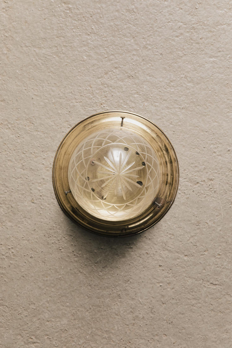 Plafoniera in ottone ILL1116 1 Raw 