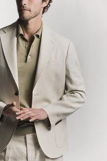 Polo Henley cotone cashmere KNPSSCWKAS6 441 Raw 