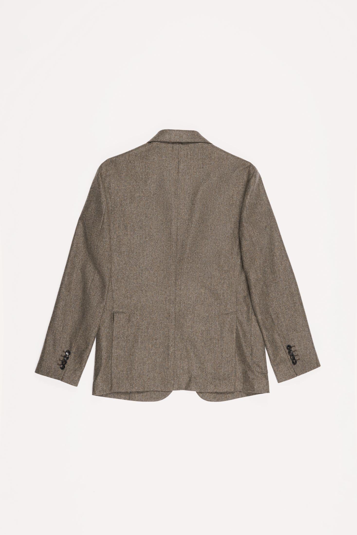 GIACCA WINDSOR FLANELLA DI LANA JKSBFLBGF5 235 Raw 