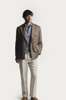Pantalone Lawrence  raso di Lino TRPLRLCRS6 02 Raw 
