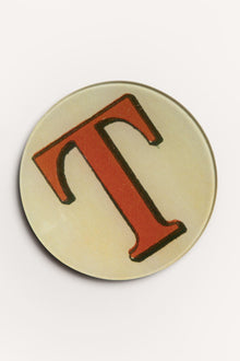 "T" <BR/>ROUND PLATE JDRPRLT 1 John Derian 