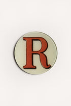 "R" <BR/>ROUND PLATE JDRPRLR 1 John Derian 