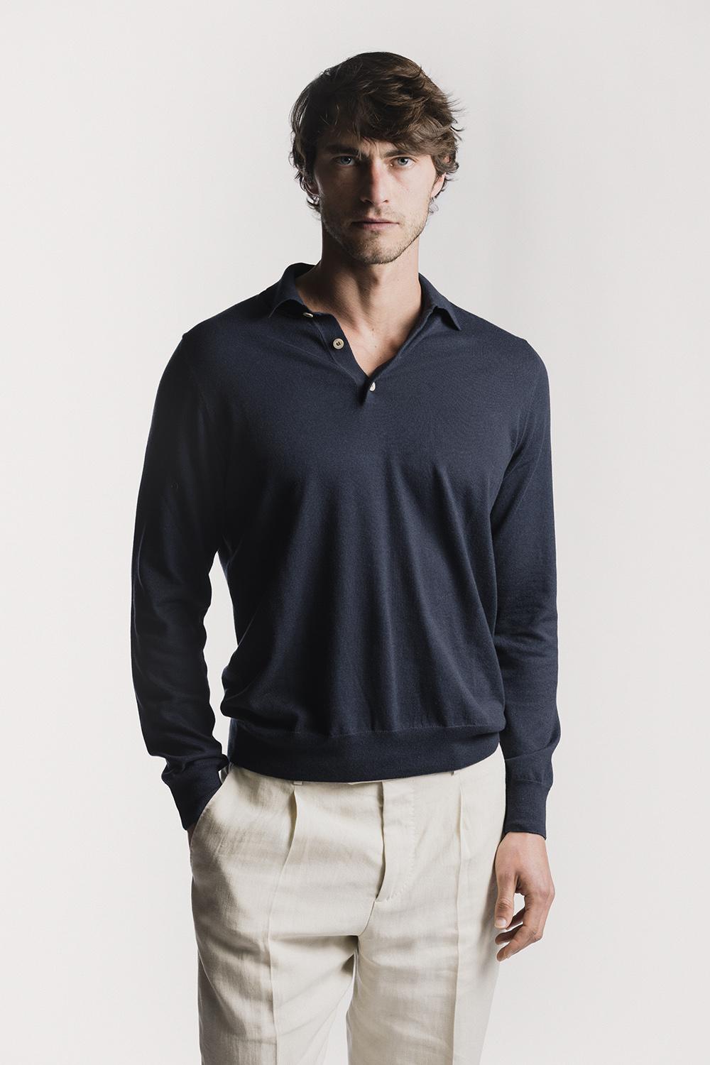 Polo Fitz cotone cashmere KNPLSCWBLS6 110 Raw 